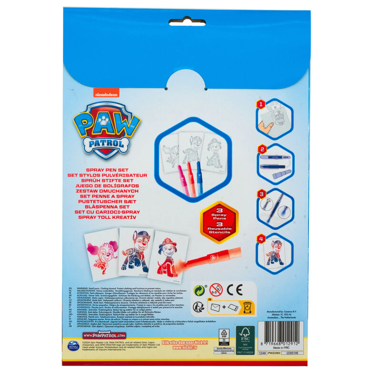Paw Patrol Spray pen  poza produsului