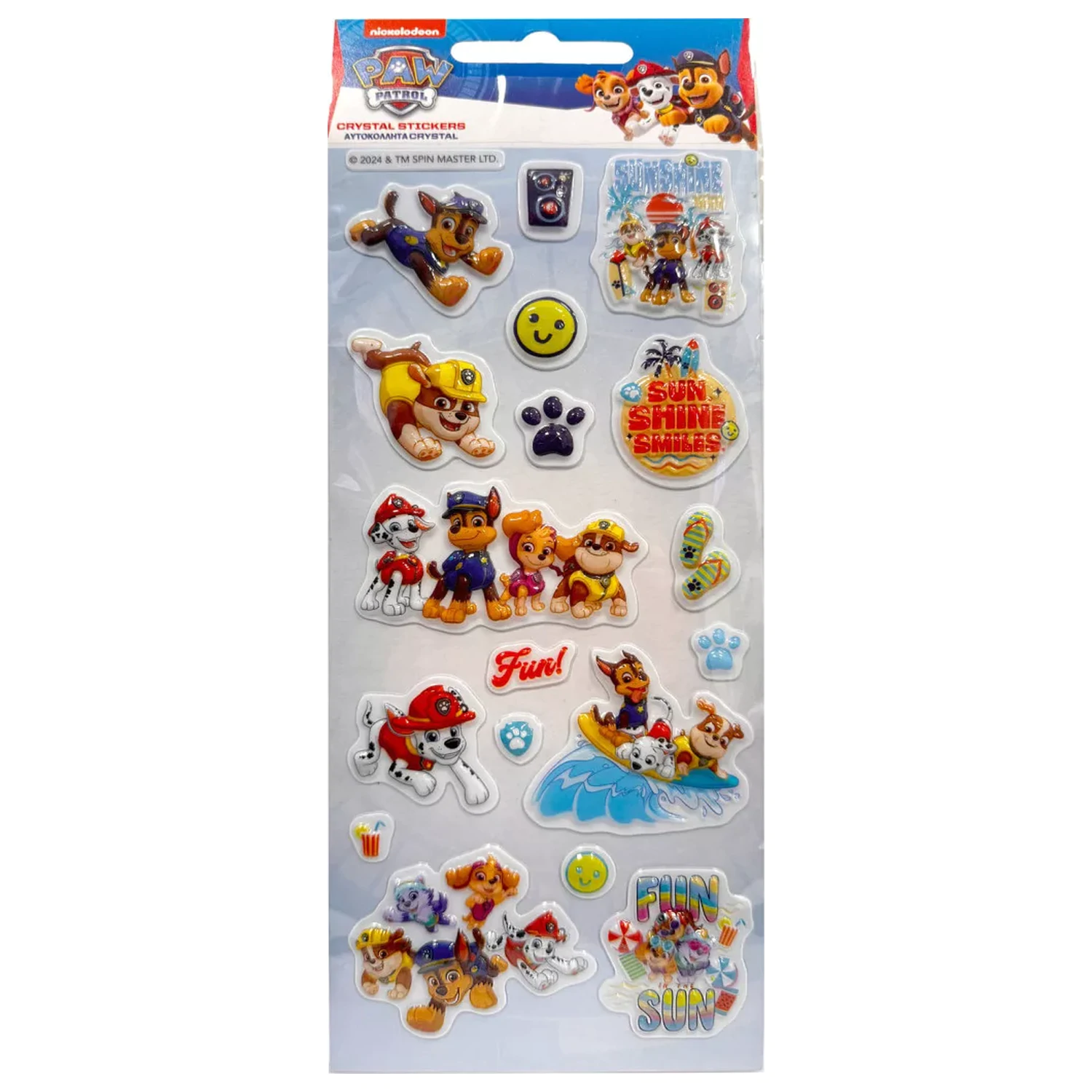 PAW Patrol Summer autocolant cu bule poza produsului
