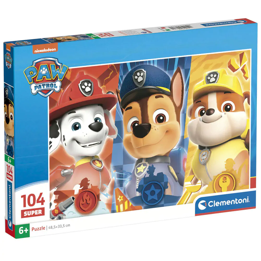 Paw Patrol super puzzle 104 piese poza produsului