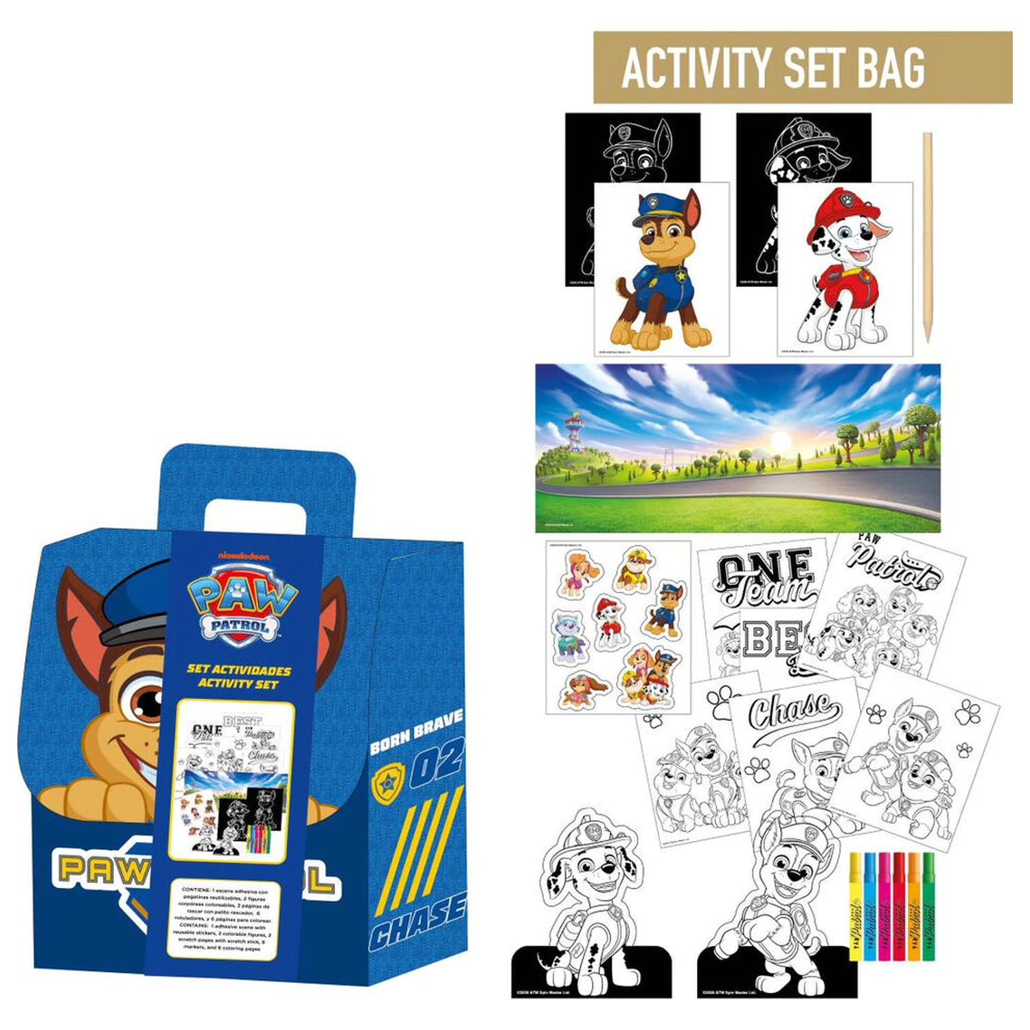 Paw Patrol Rucsac de colorat set poza produsului
