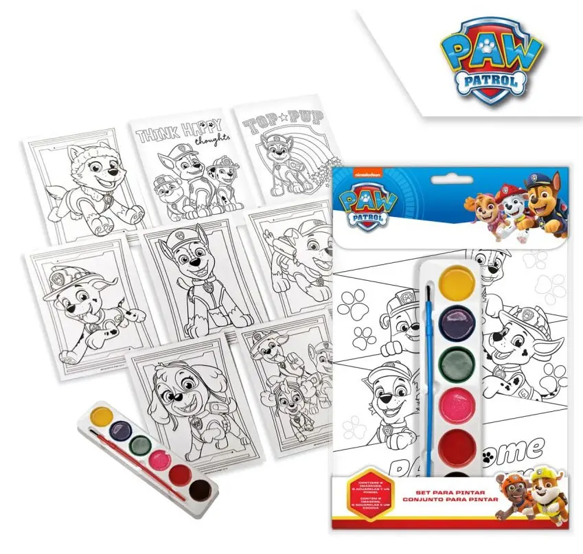 PAW Patrol Set de pictat cu culori pentru colorat poza produsului