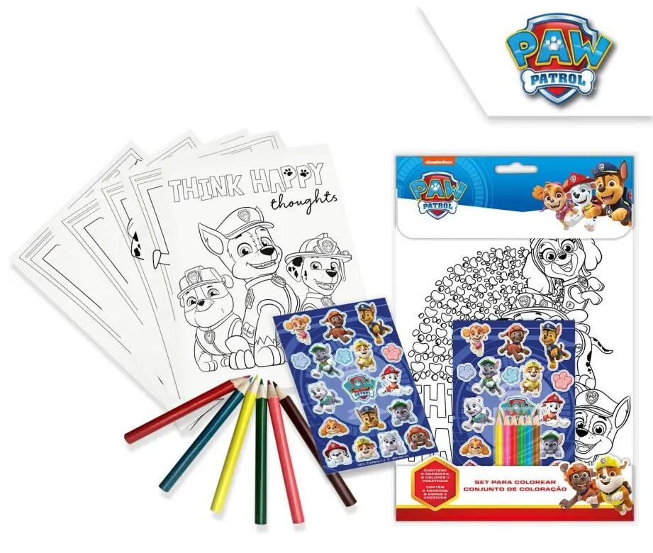 PAW Patrol Set de colorat si autocolante poza produsului