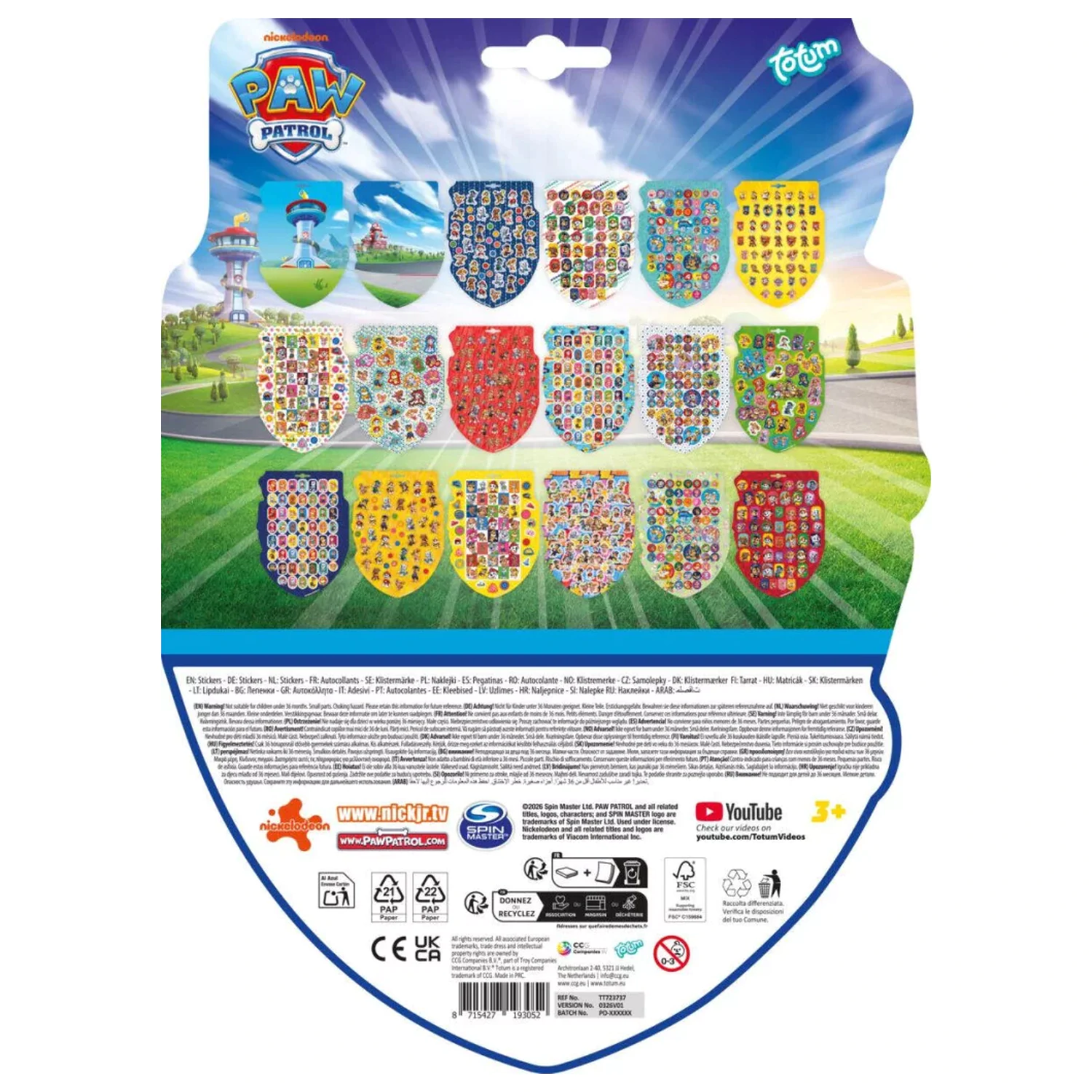 Paw Patrol Team A4 album de autocolante poza produsului