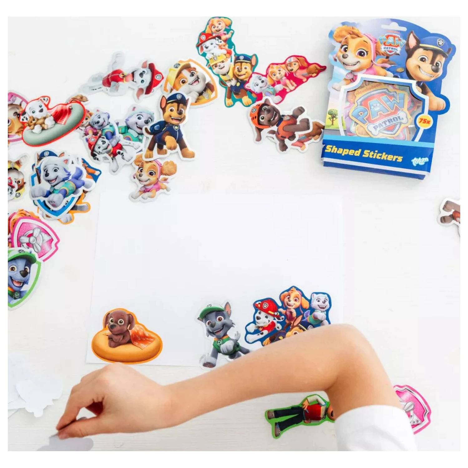 Paw Patrol Team Shape Set autocolante, 75 bucati poza produsului