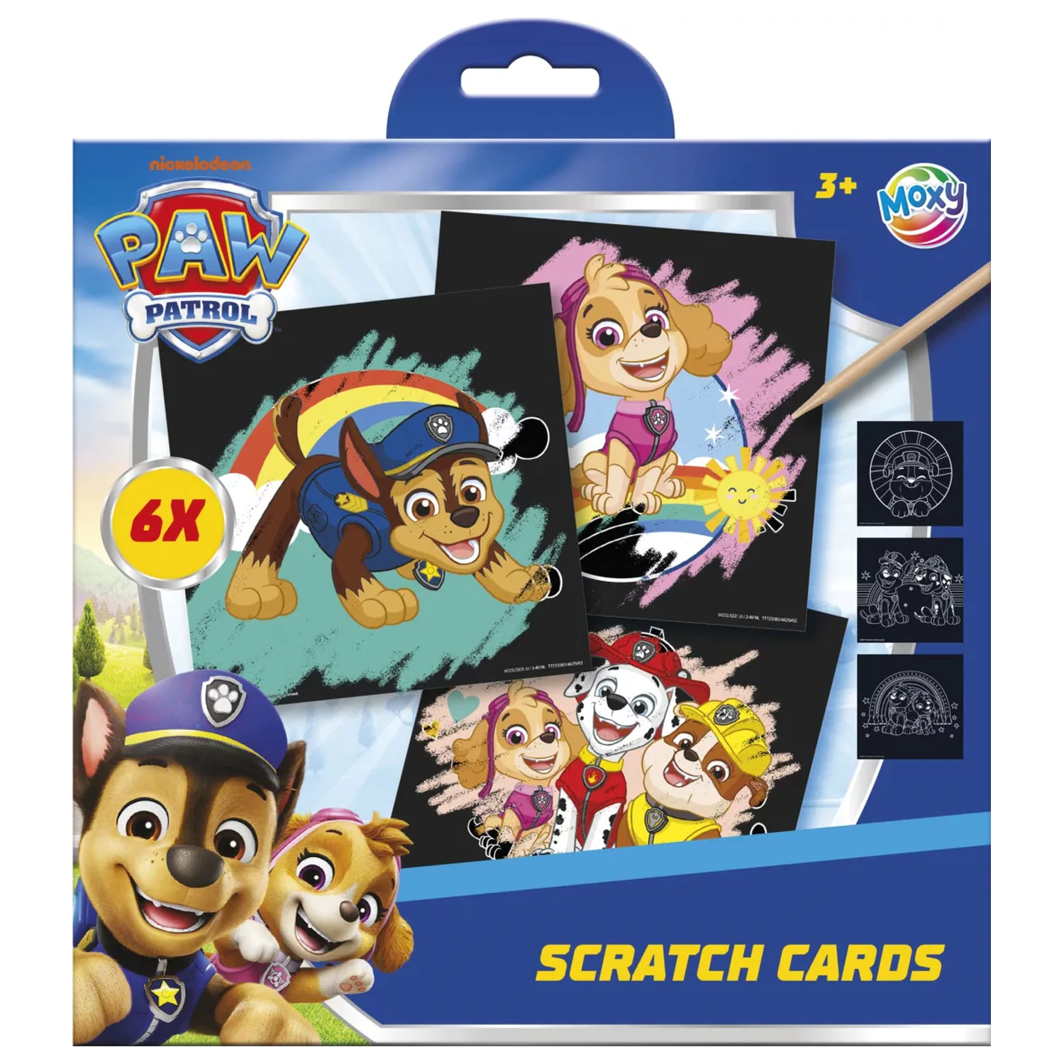 Paw Patrol Team Set Scratch Art poza produsului