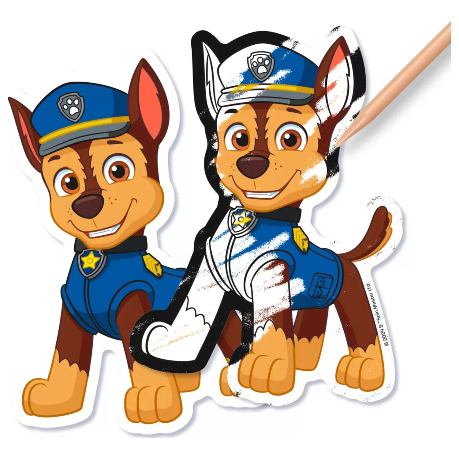 Paw Patrol Team Scratch Art Kit cu Magnet poza produsului