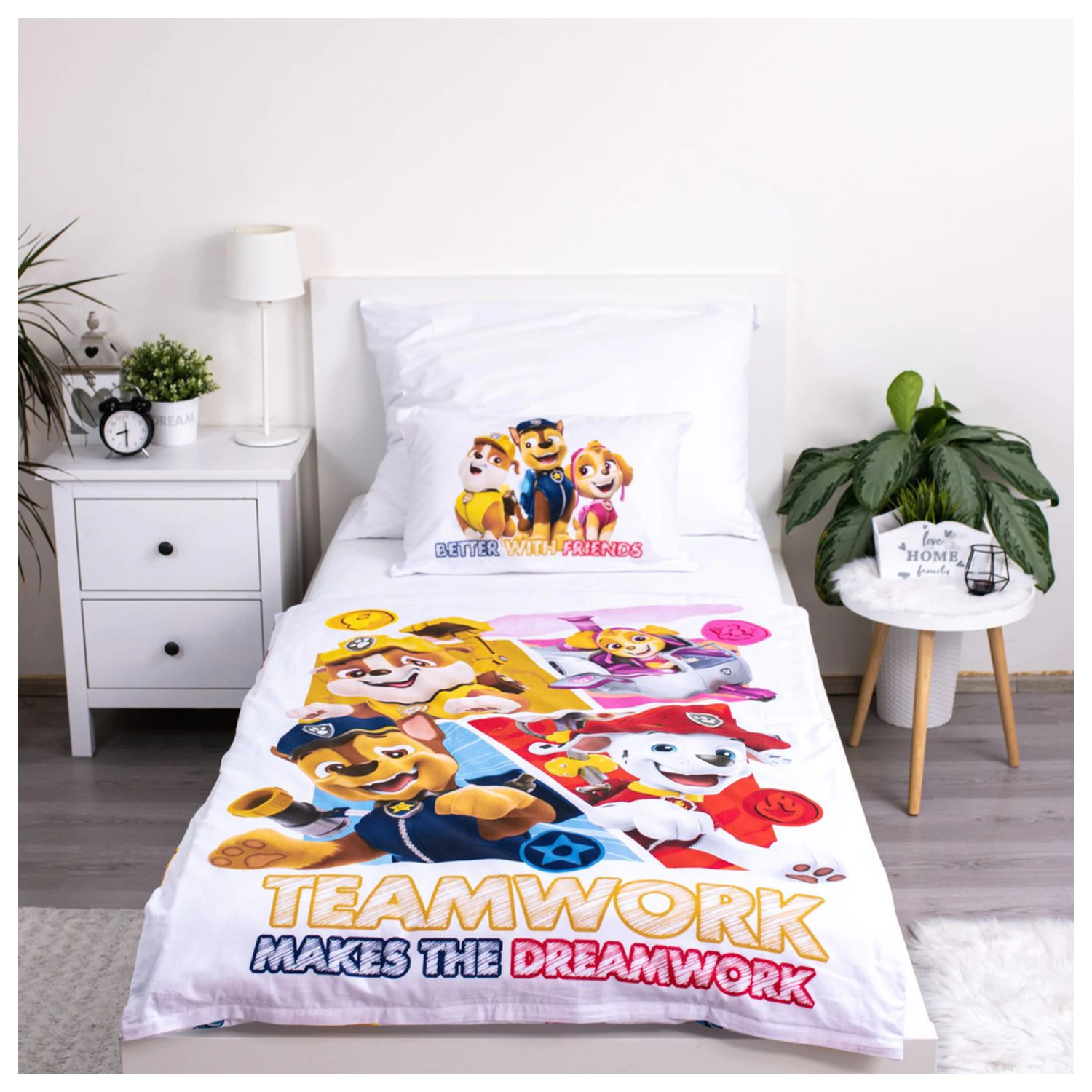 Paw Patrol Teamwork Pătură de pilotă pentru copii mici/preșcolari poza produsului