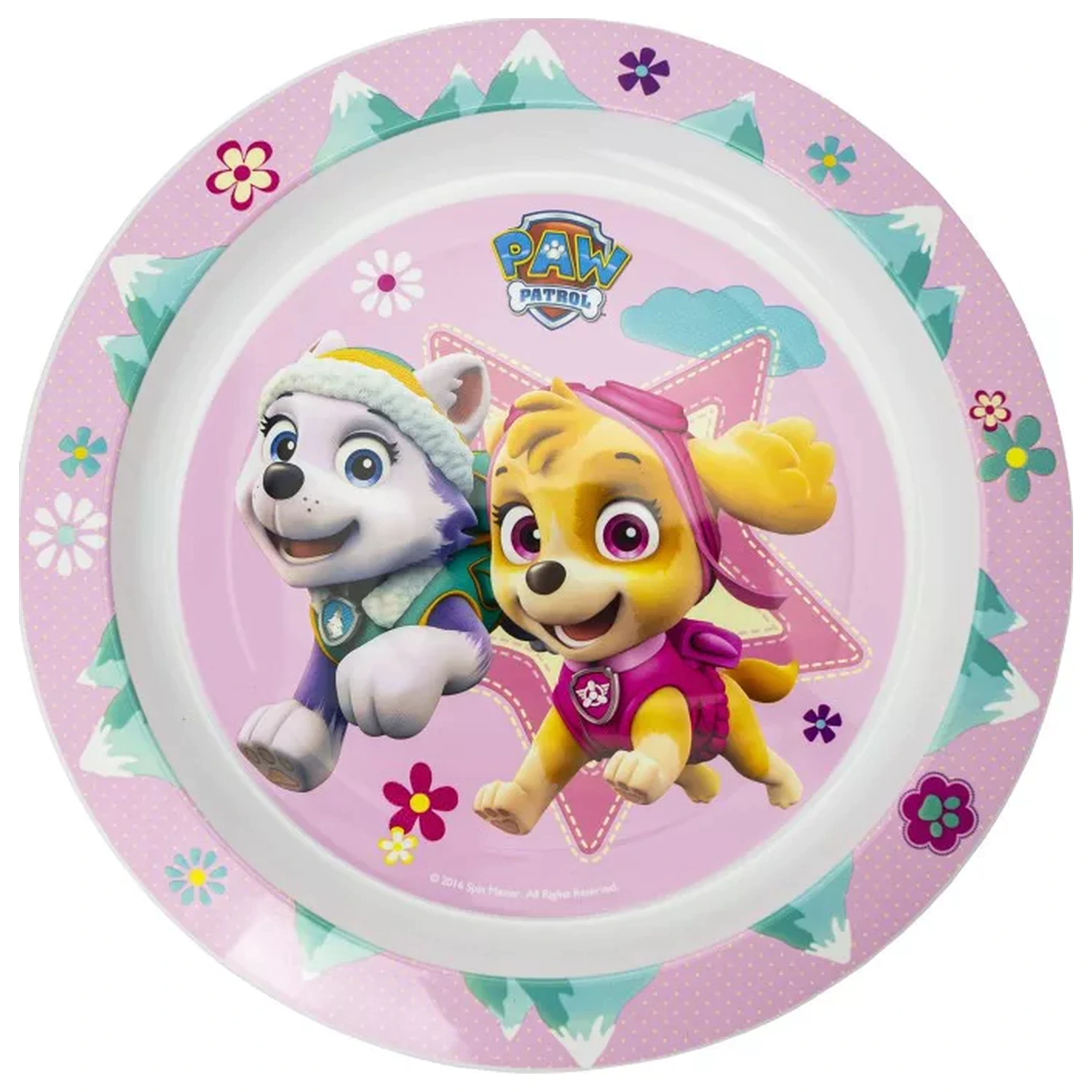 Paw Patrol Together farfurie micro plata 22 cm poza produsului
