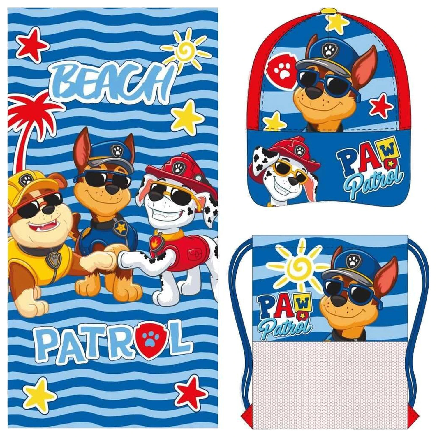 Set prosop, geanta si sapca Paw Patrol poza produsului