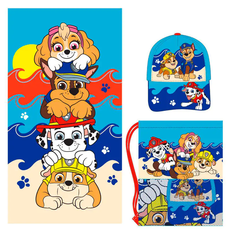 Paw Patrol set prosop + geantă + șapcă poza produsului