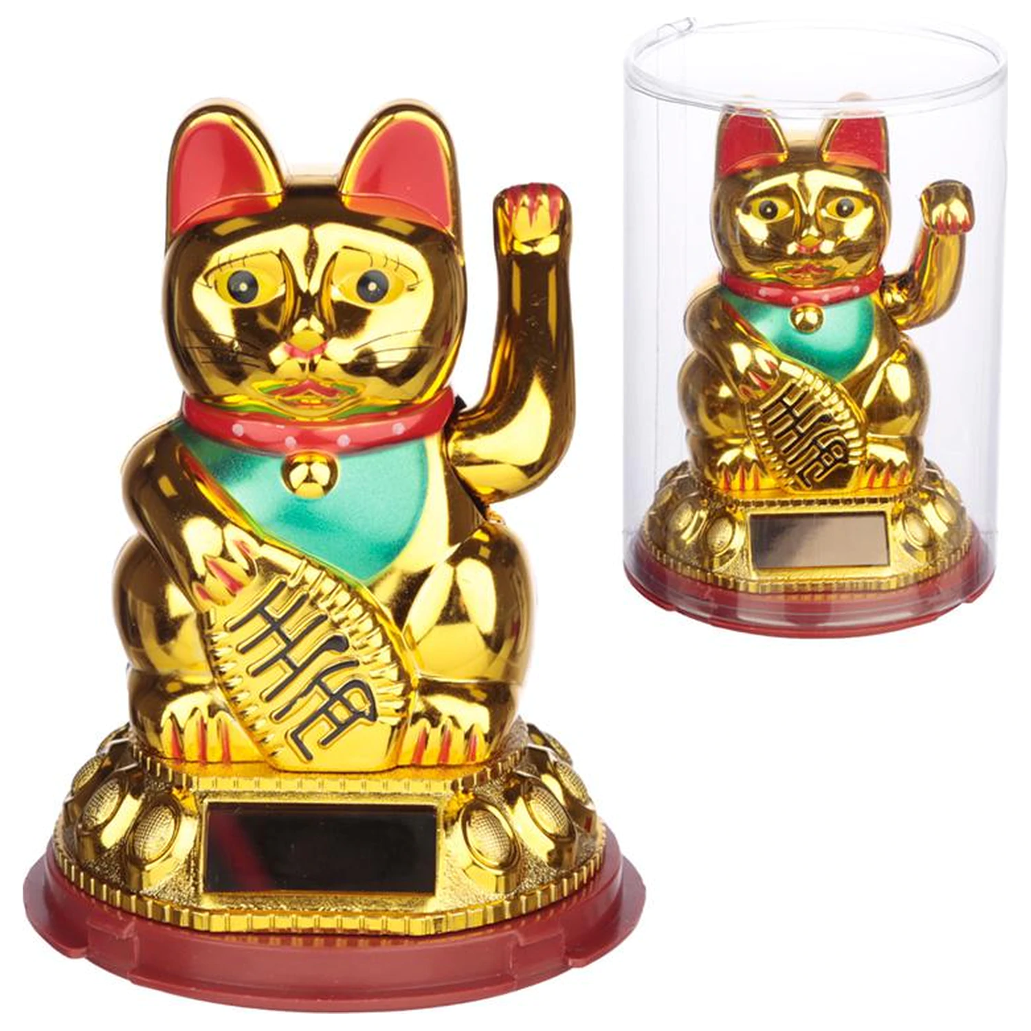 MANEKI-NEKO Good Luck Solar Pal 14 cm poza produsului