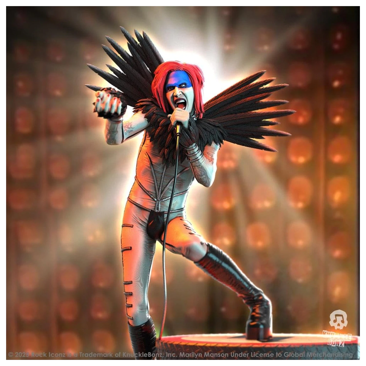 Statueta Marilyn Manson Rock Iconz Statuette Marilyn Manson II 24 cm poza produsului