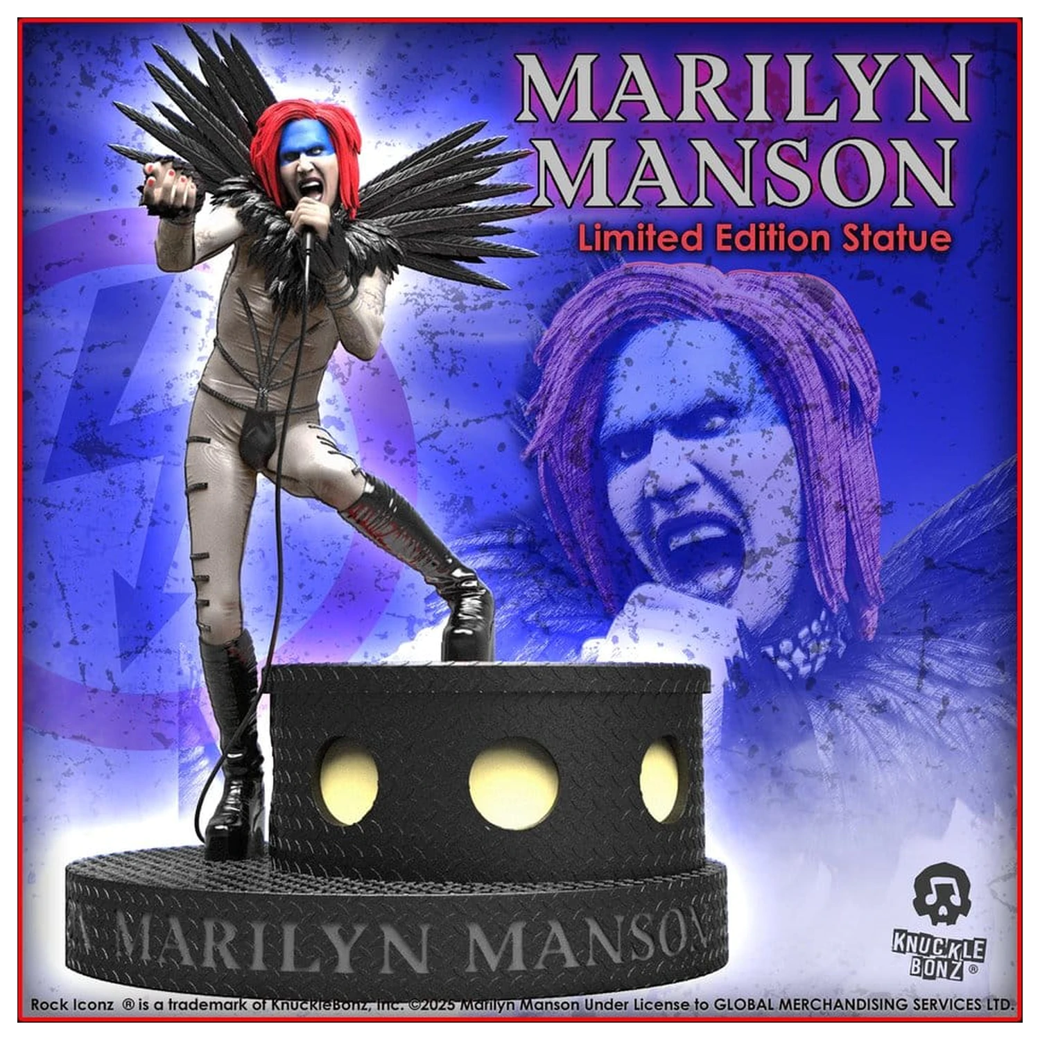 Statueta Marilyn Manson Rock Iconz Statuette Marilyn Manson II 24 cm poza produsului