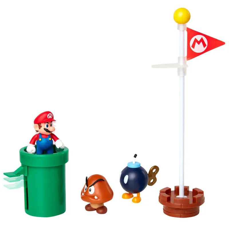 World of Nintendo Super Mario Set Diorama Câmpia Ghindelor poza produsului