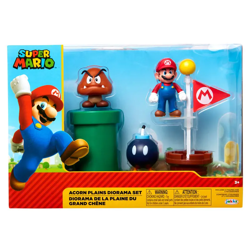 World of Nintendo Super Mario Set Diorama Câmpia Ghindelor poza produsului