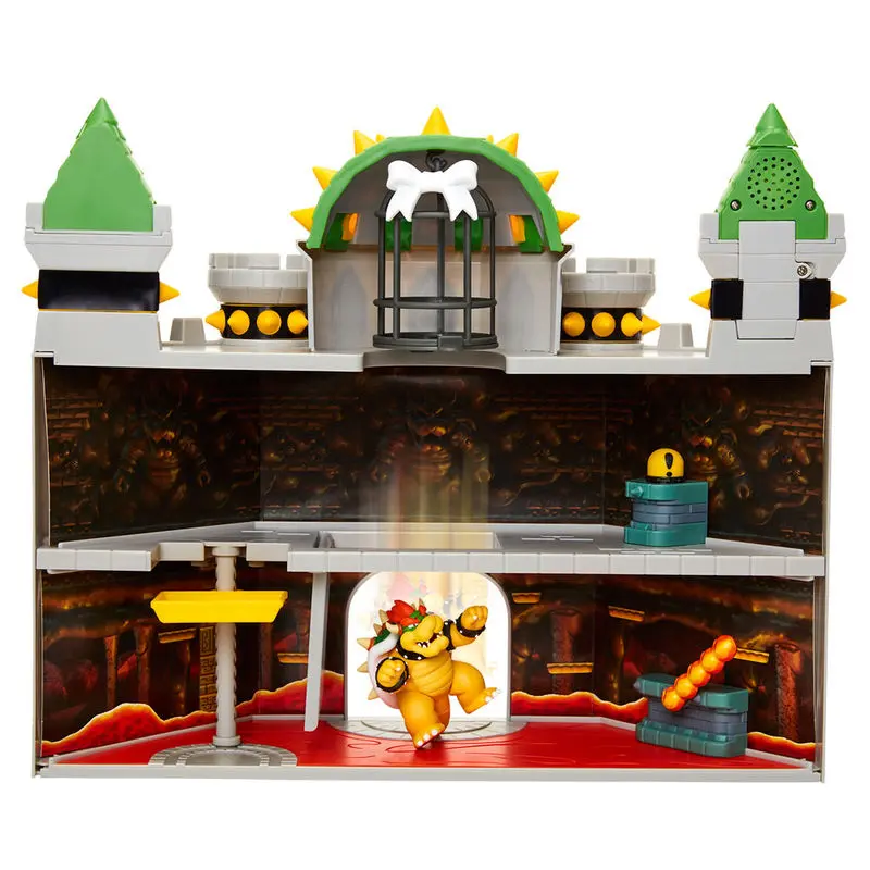 World of Nintendo Super Mario Set de Joacă Deluxe Castelul lui Bowser poza produsului