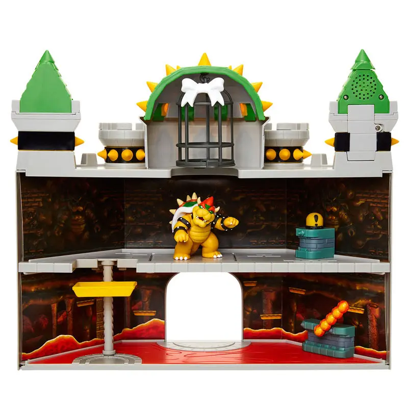 World of Nintendo Super Mario Set de Joacă Deluxe Castelul lui Bowser poza produsului