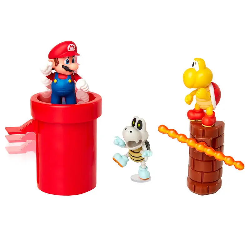 World of Nintendo Super Mario Diorama Set Set de joc Dungeon poza produsului