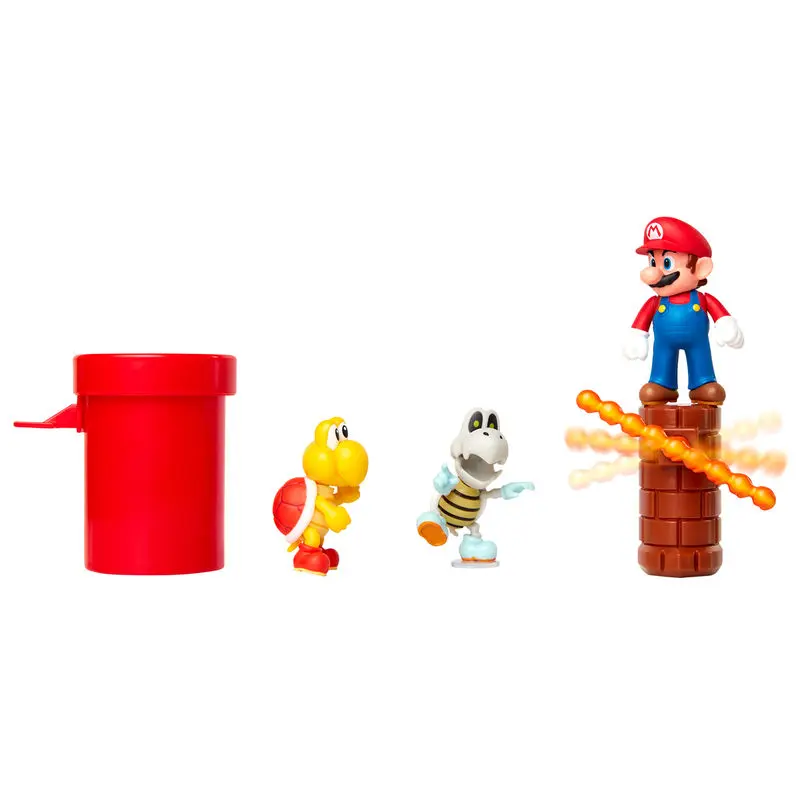 World of Nintendo Super Mario Diorama Set Set de joc Dungeon poza produsului