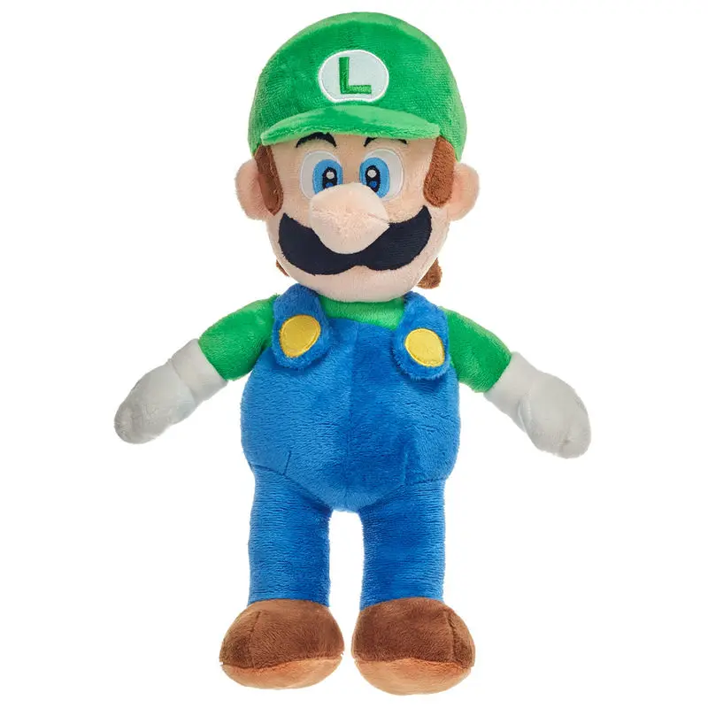 Mario Bros Luigi jucărie de pluș moale 38cm poza produsului