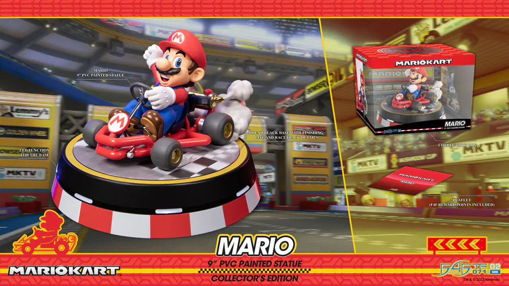 Mario Kart Statuie PVC Mario Collector's Edition 22 cm poza produsului