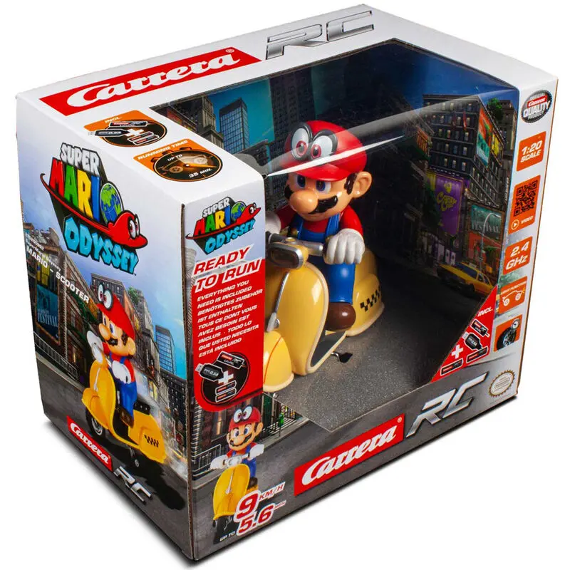 Mario Kart Mario Scuter cu telecomanda (Radio Controlled motor scooter) poza produsului