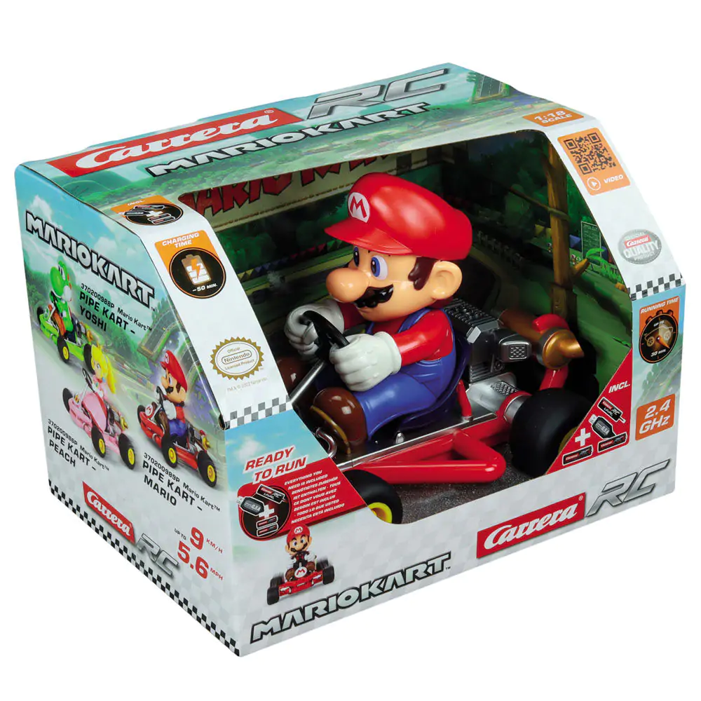 Mario Kart Pipe Kart masinuta cu telecomanda poza produsului