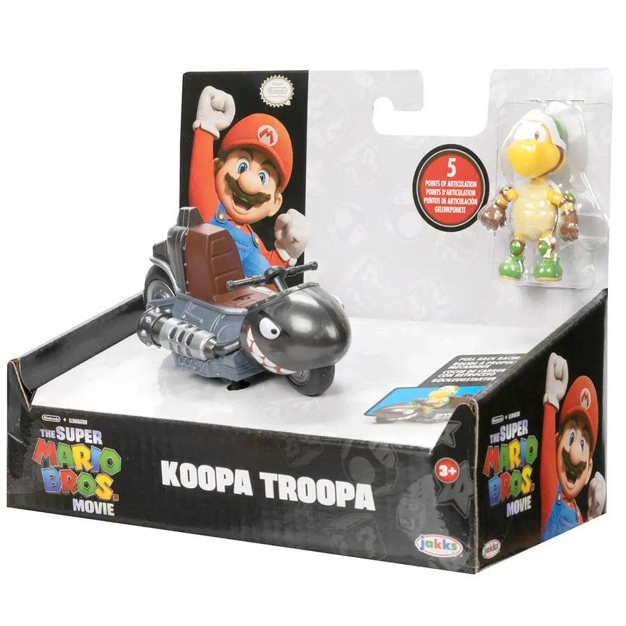 Mario Kart The Movie Koopa Troopa Kart figurină kart 6cm poza produsului