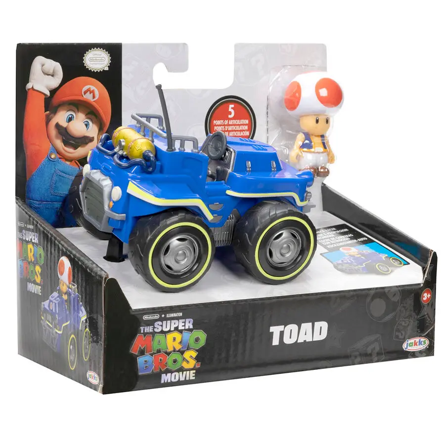 Mario Kart The Movie figurină Toad Kart 7cm poza produsului