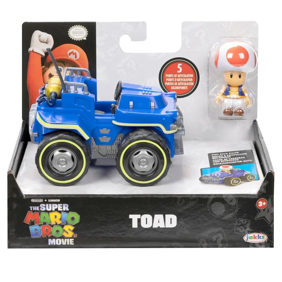 Mario Kart The Movie figurină Toad Kart 7cm poza produsului