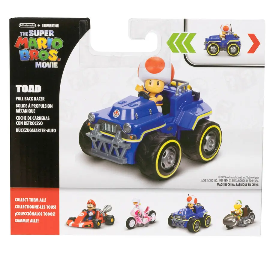 Mario Kart The Movie figurină Toad Kart 7cm poza produsului