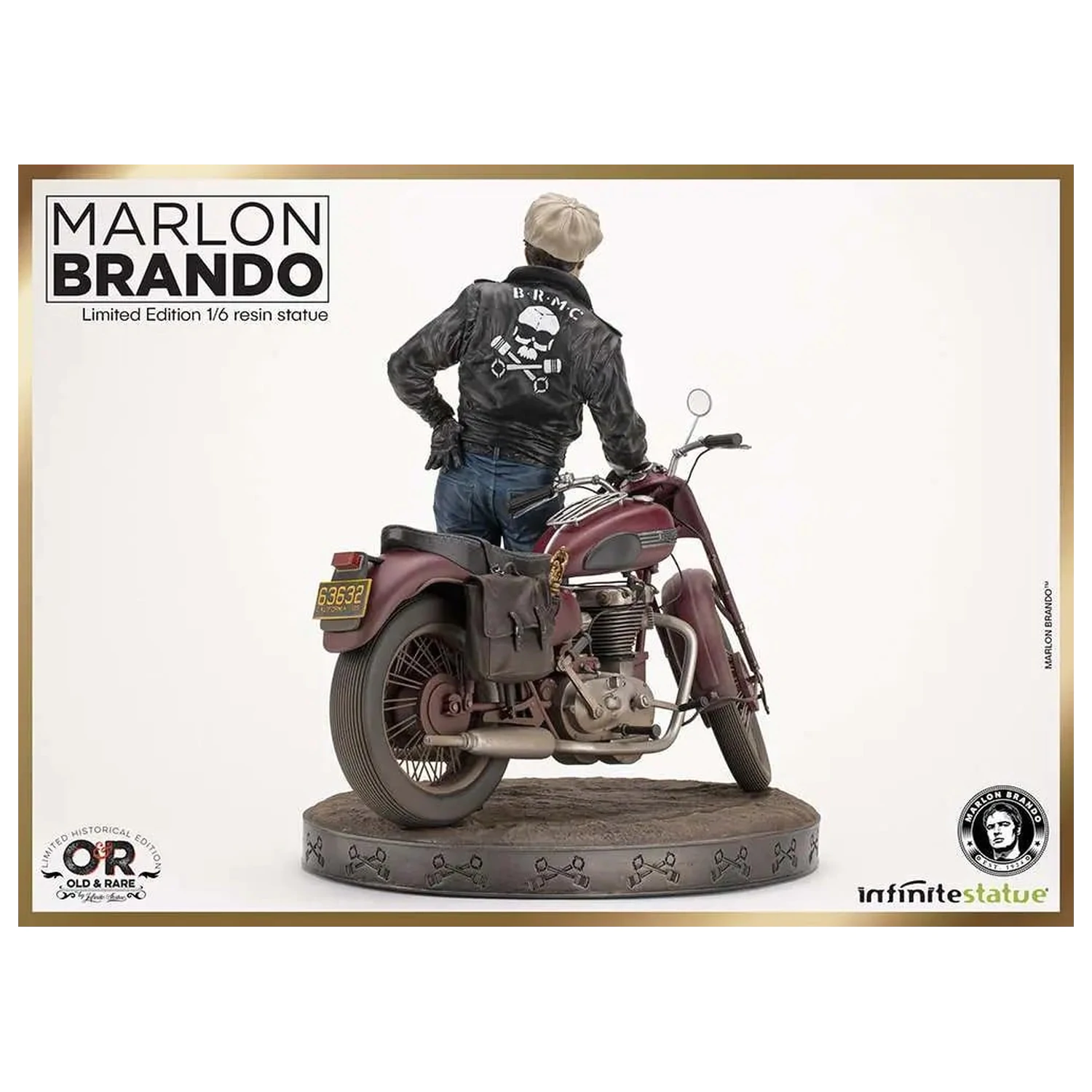 Statueta Marlon Brando with Bike Limited Ed. 1/6 30cm poza produsului