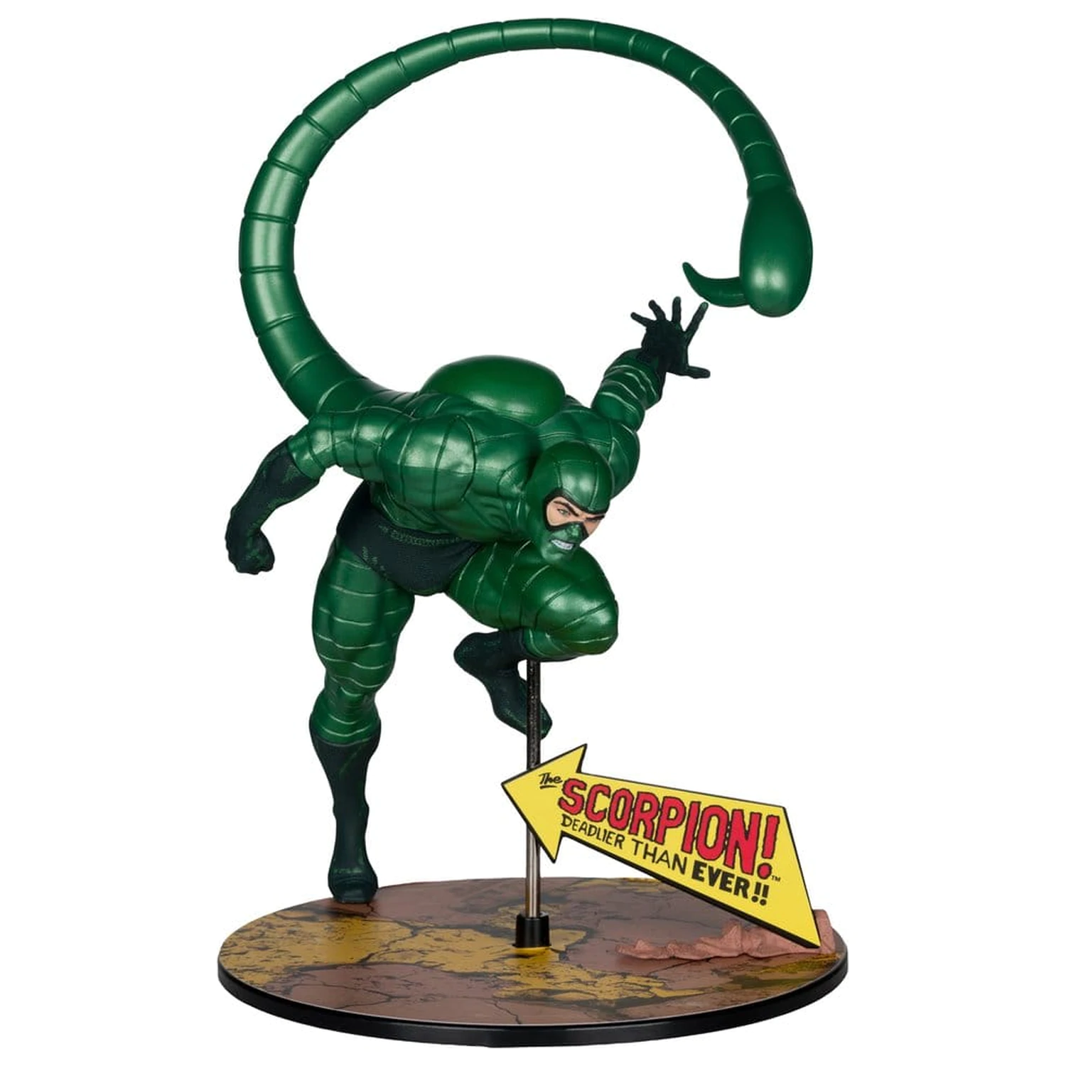 Statua din PVC Marvel 1/10 Scorpion (Metallic) (The Amazing Spider-Man #318) (Gold Label) 18 cm poza produsului