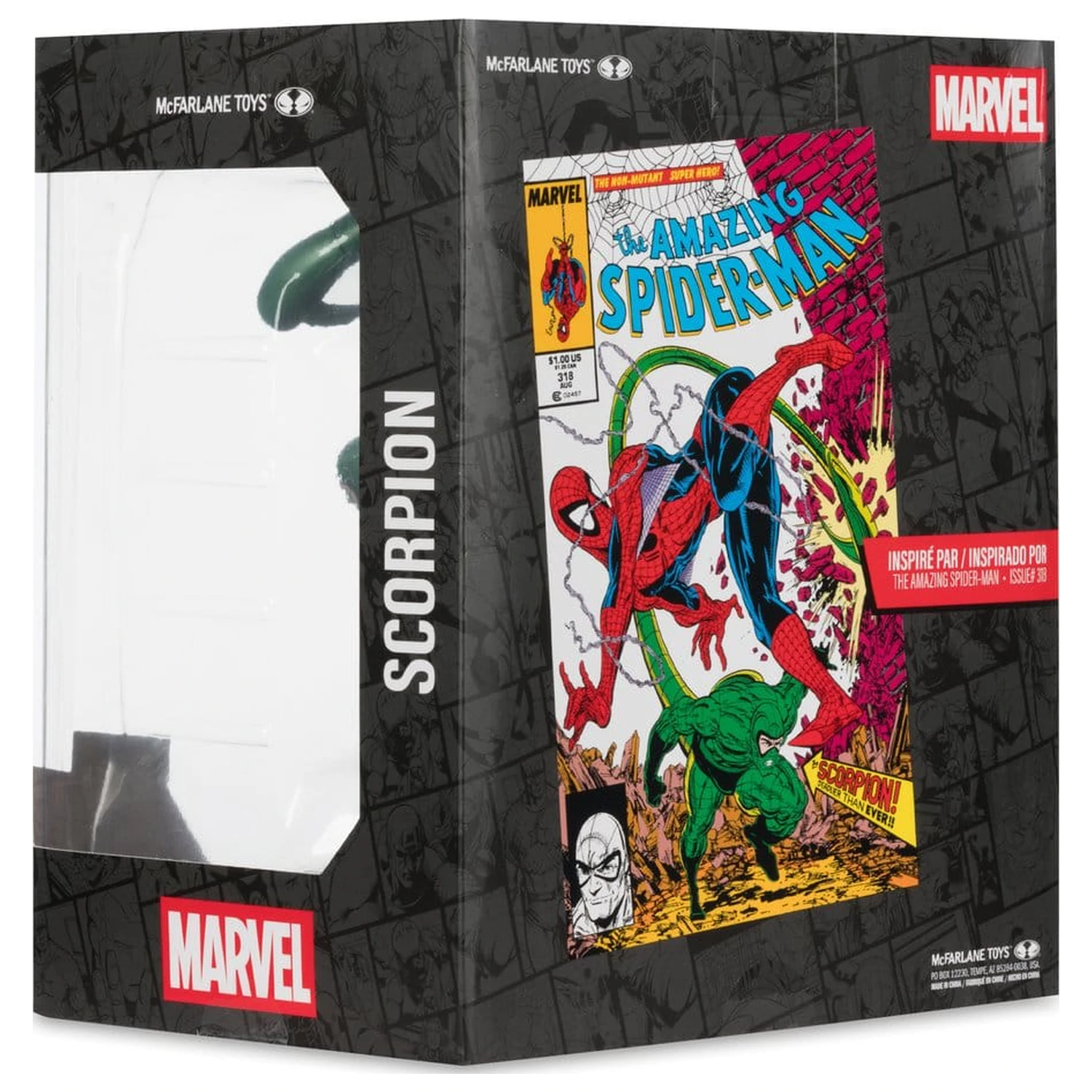 Statua din PVC Marvel 1/10 Scorpion (Metallic) (The Amazing Spider-Man #318) (Gold Label) 18 cm poza produsului