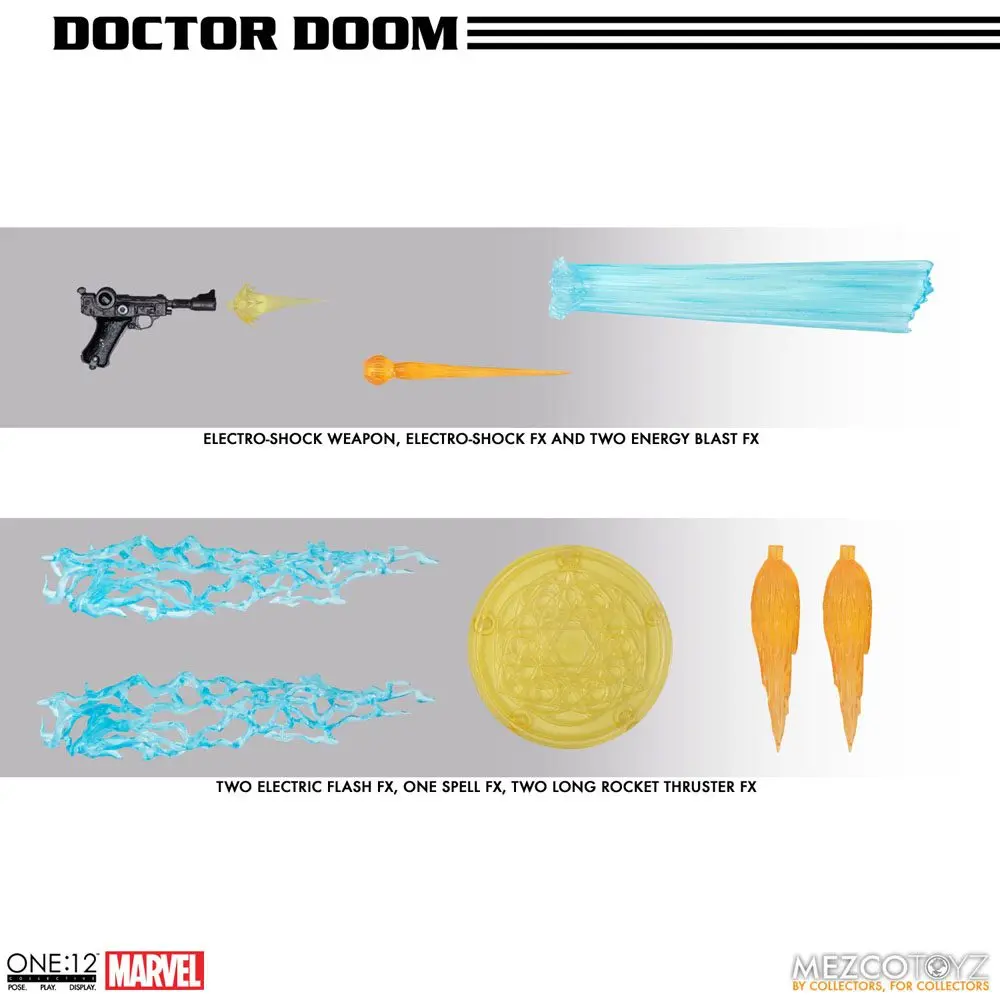 Figurină de acțiune Marvel 1/12 Doctor Doom 17 cm poza produsului