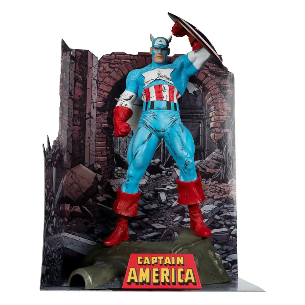 Marvel Statuie PVC 1/6 Captain America (The Amazing Spider-Man #323) 28 cm poza produsului