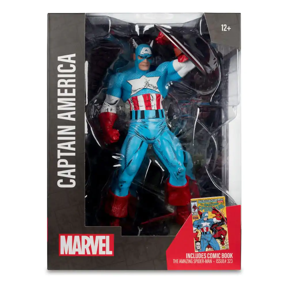 Marvel Statuie PVC 1/6 Captain America (The Amazing Spider-Man #323) 28 cm poza produsului