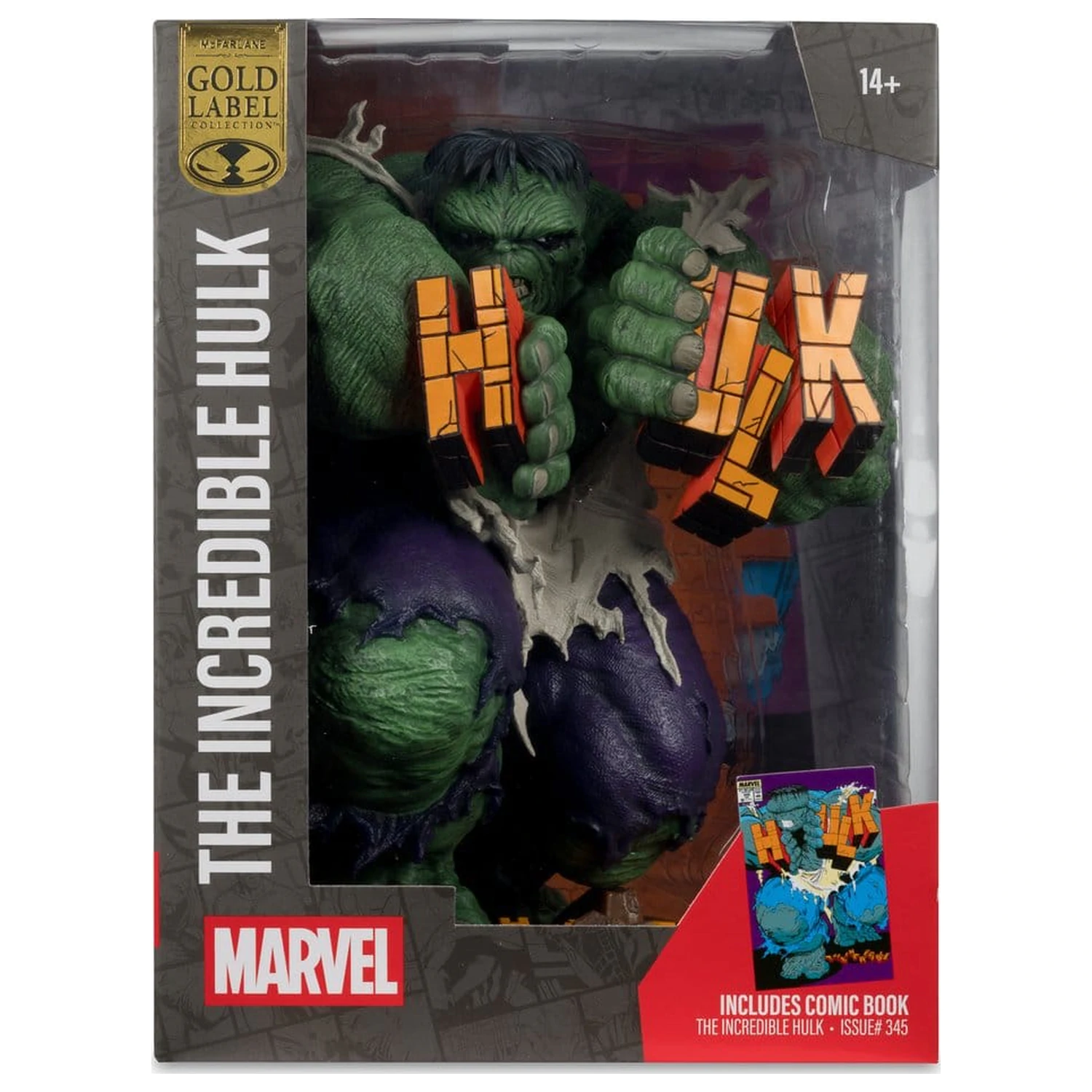 Statuie Marvel din PVC 1/6 Hulk (The Incredible Hulk #345) (Gold Label) poza produsului