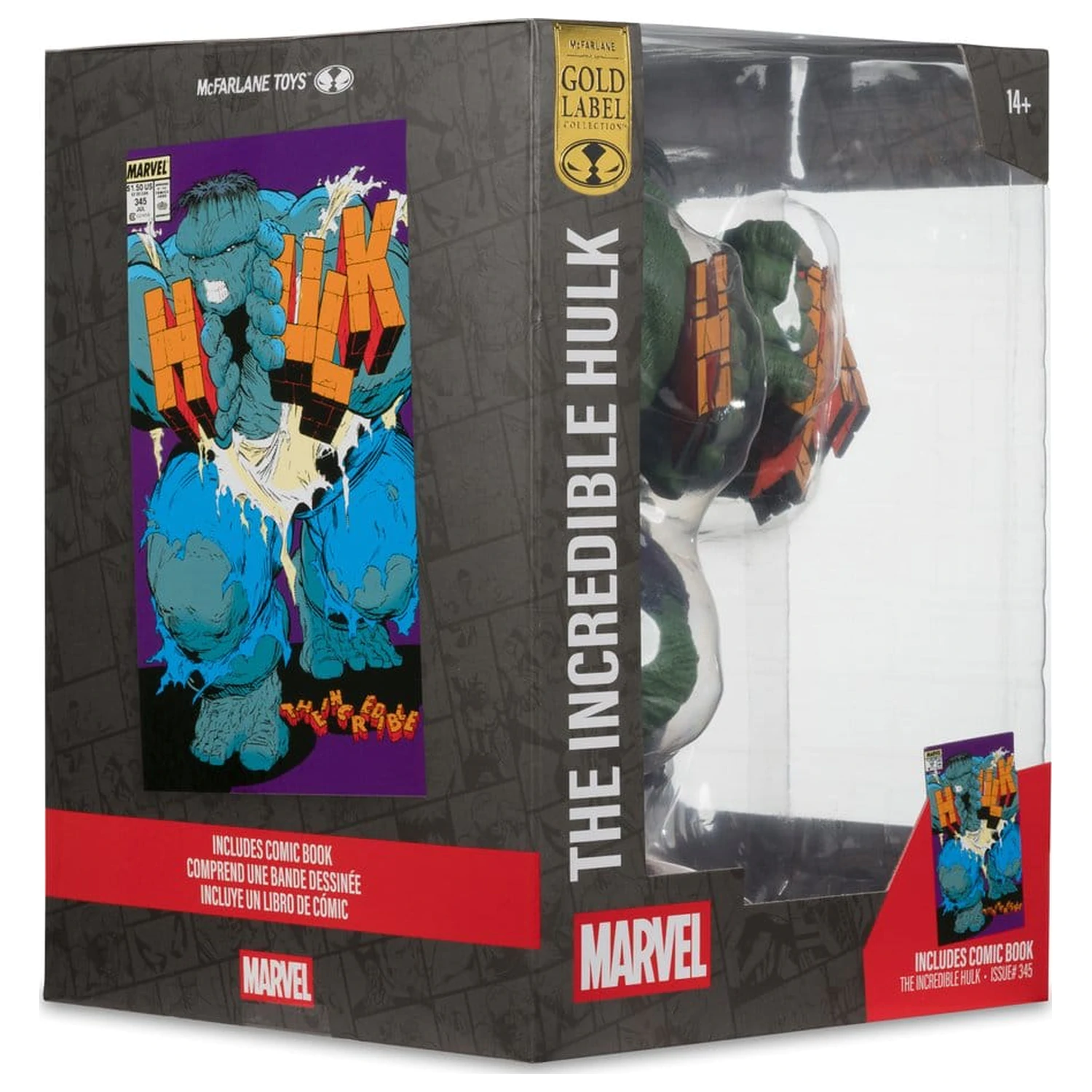 Statuie Marvel din PVC 1/6 Hulk (The Incredible Hulk #345) (Gold Label) poza produsului