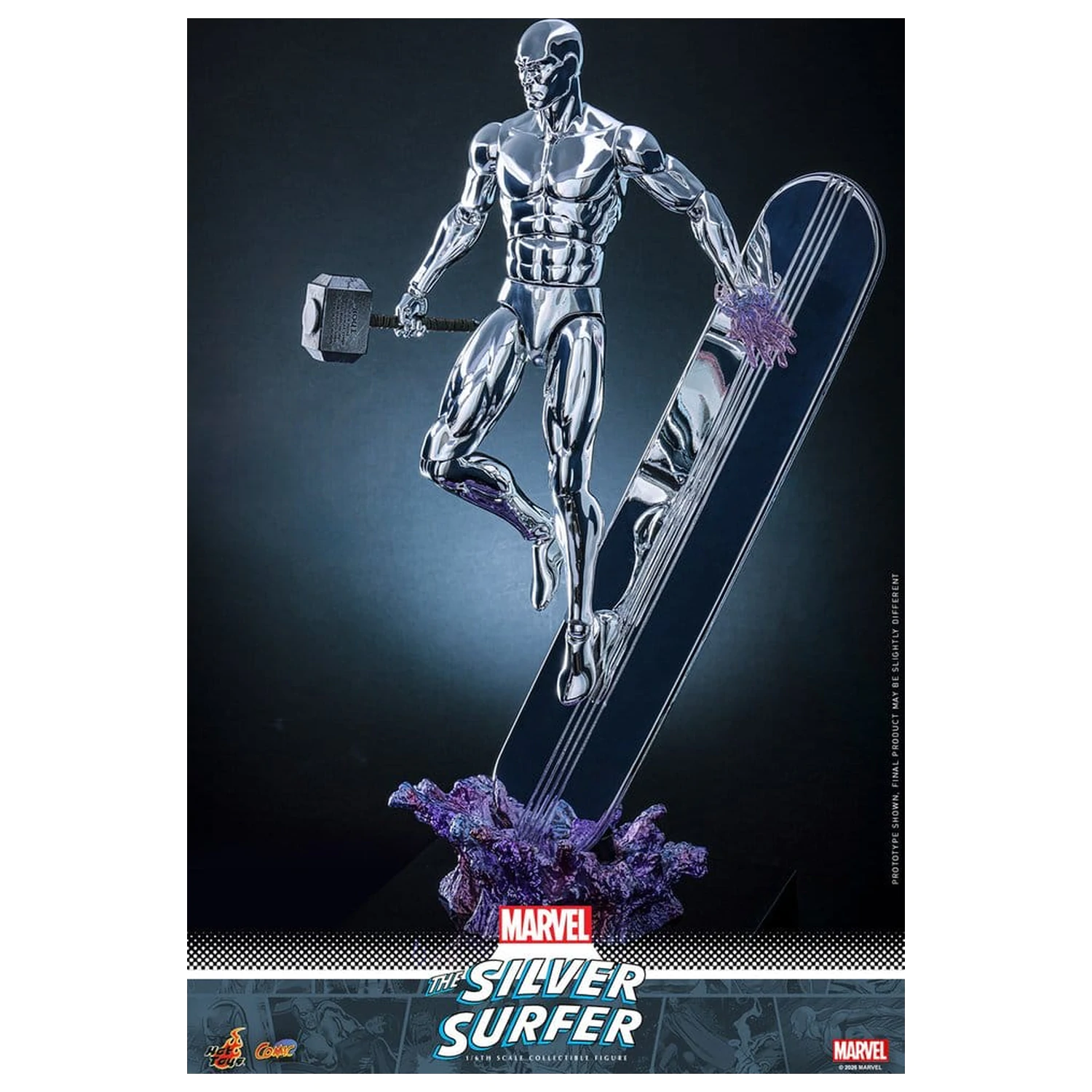Marvel Figurina de Actiune 1/6 Silver Surfer 32 cm poza produsului