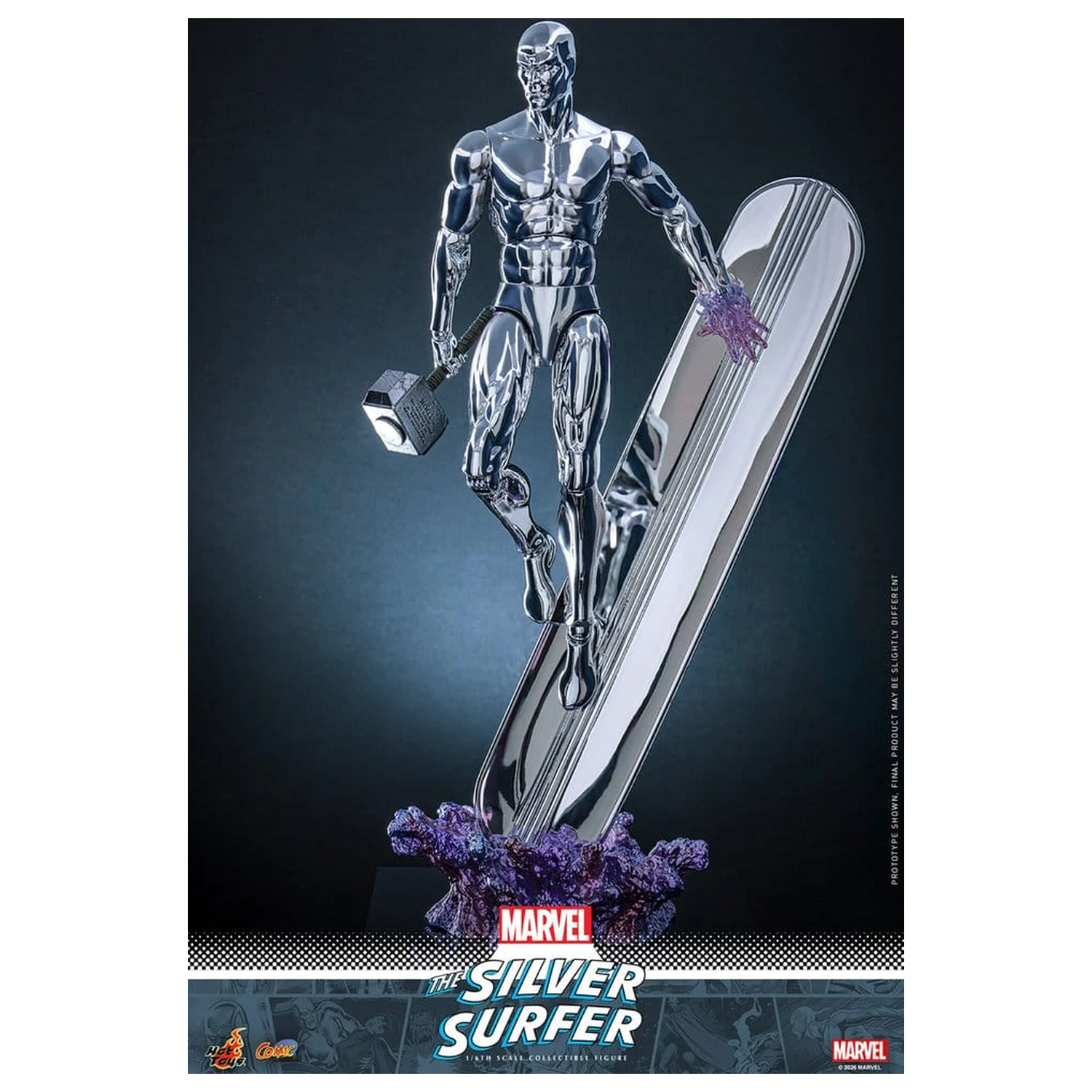Marvel Figurina de Actiune 1/6 Silver Surfer 32 cm poza produsului