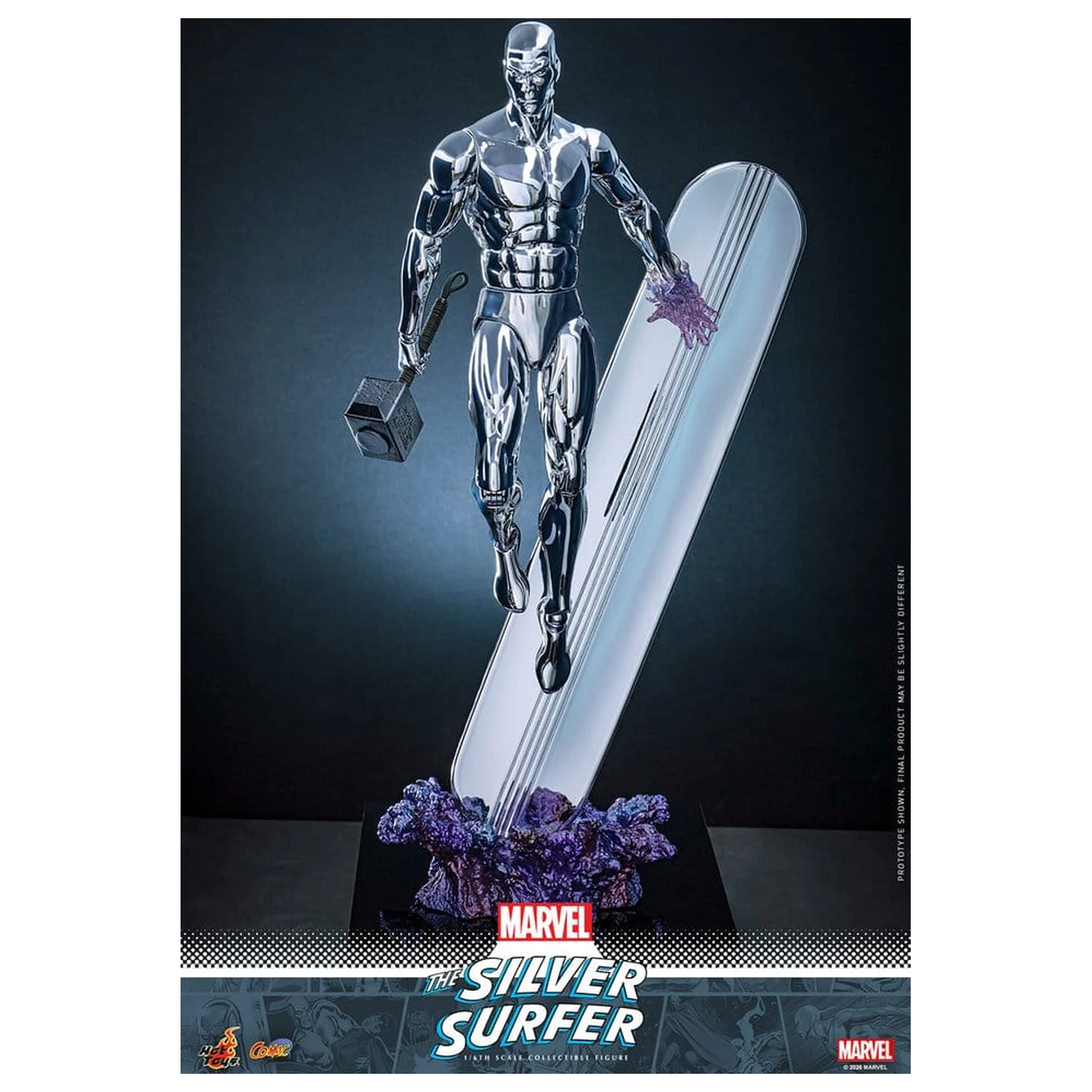 Marvel Figurina de Actiune 1/6 Silver Surfer 32 cm poza produsului