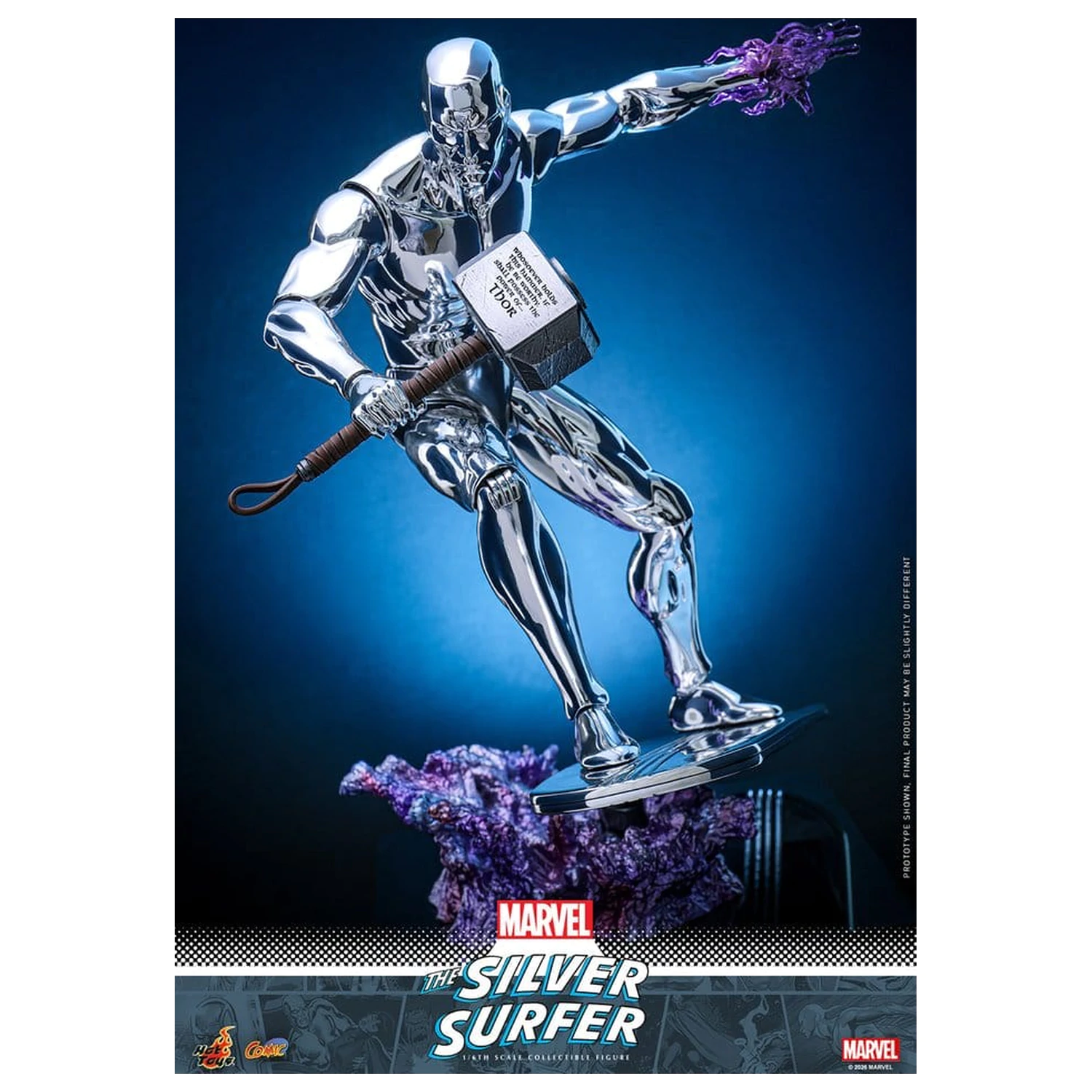Marvel Figurina de Actiune 1/6 Silver Surfer 32 cm poza produsului