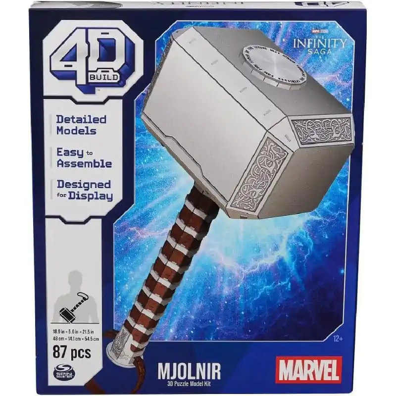 Marvel 4D Build - Thor Mjolnir Ciocan Puzzle 3D poza produsului