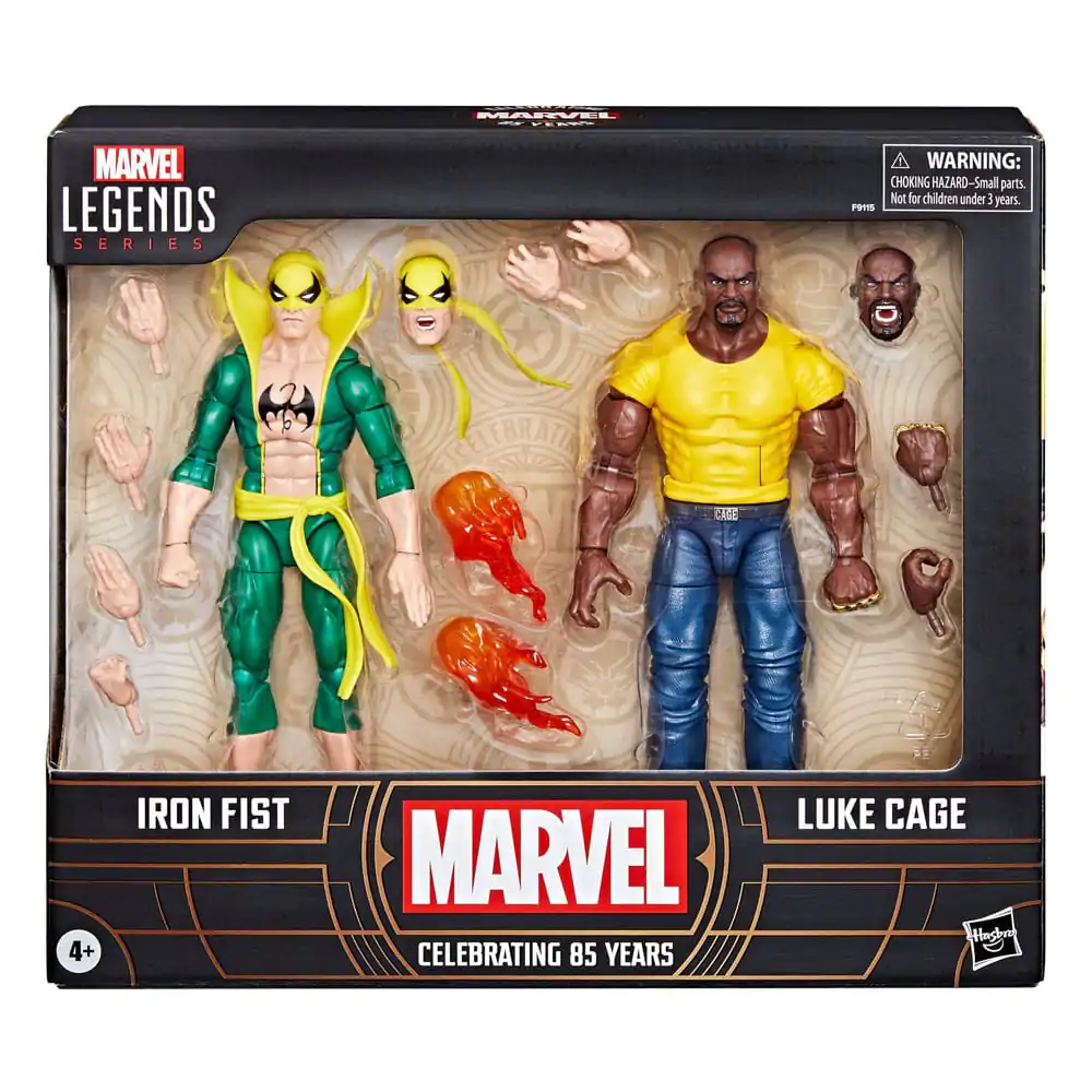 Marvel 85th Anniversary Marvel Legends Figurina de Acțiune 2-Pack Iron Fist & Luke Cage 15 cm poza produsului