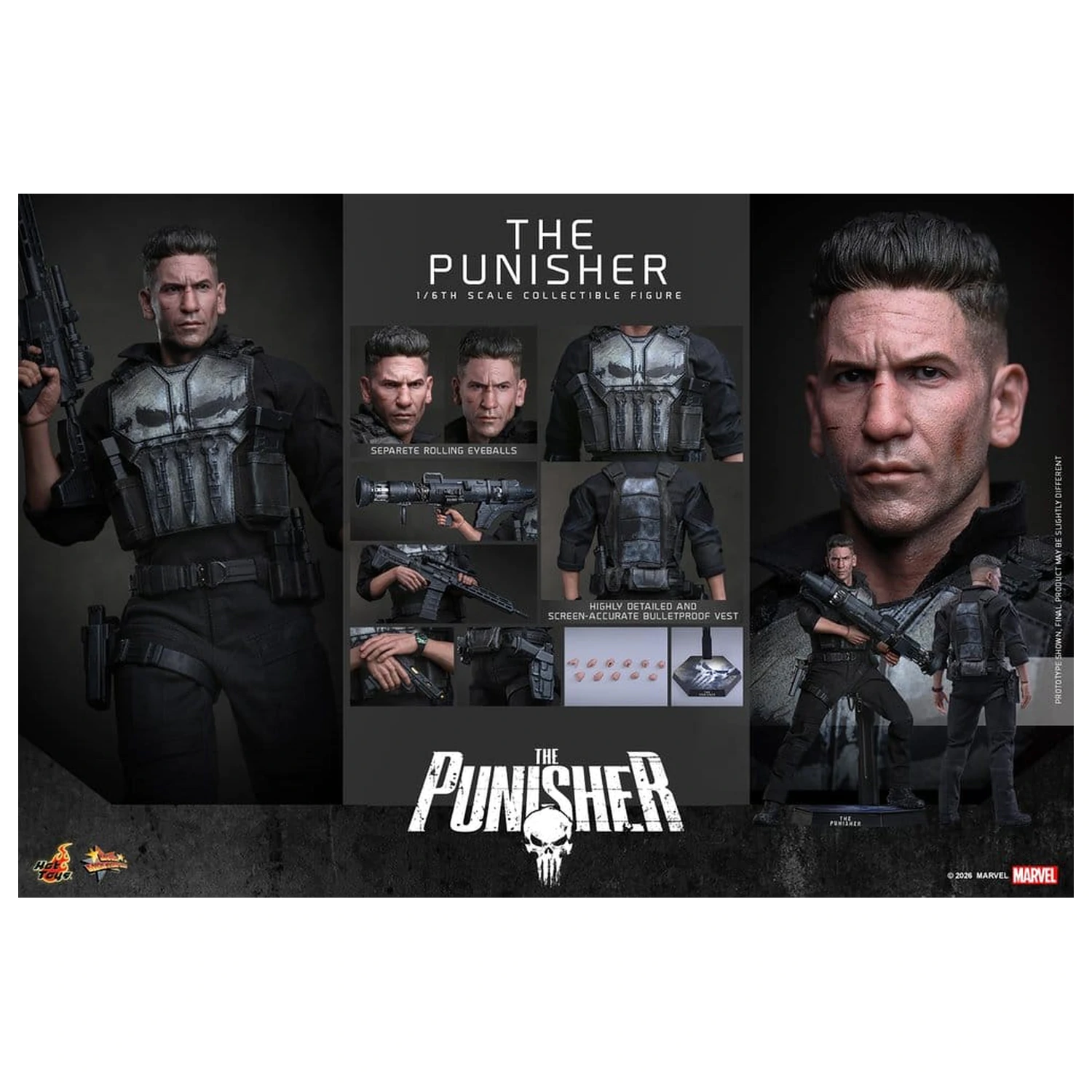 Marvel Figurina de acțiune 1/6 The Punisher 31 cm poza produsului