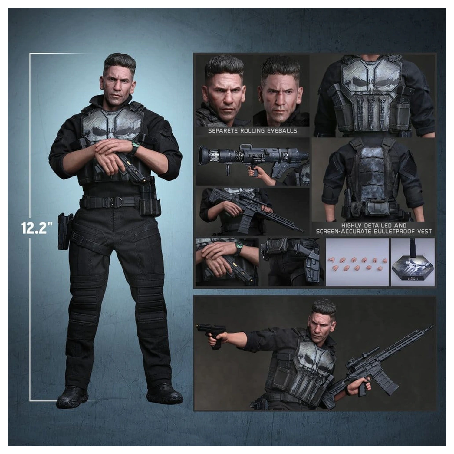 Marvel Figurina de acțiune 1/6 The Punisher 31 cm poza produsului