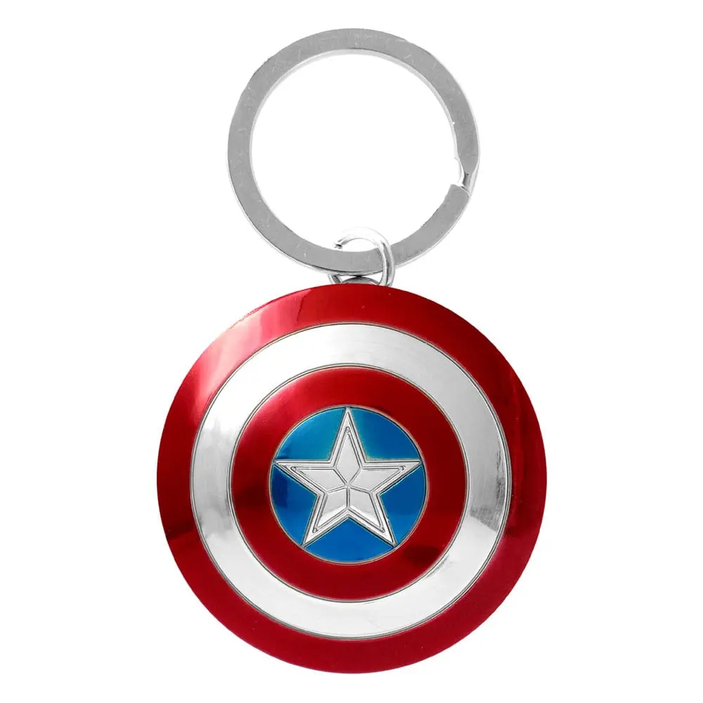 Breloc metalic Marvel Captain America Shield poza produsului