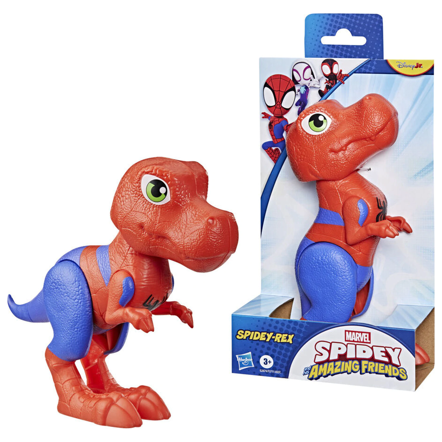 Marvel And His Awesome Friends figurina Spidey Spidey-Rex 23cm poza produsului