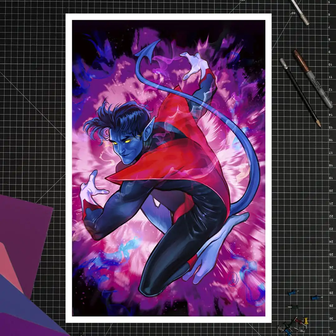 Marvel Art Print Nightcrawler 41 x 61 cm - neînrămat poza produsului